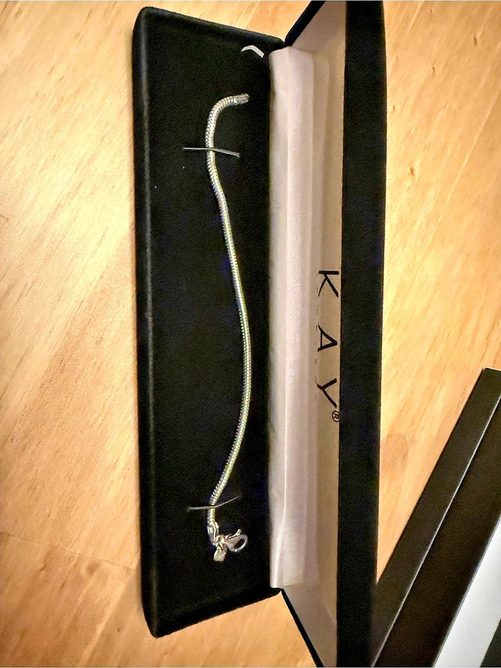 Kay Jewelers Sterling Silver 925 Charm Bracelet New in Box